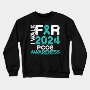 PCOS Awareness 2024 Walk Crewneck Sweatshirt